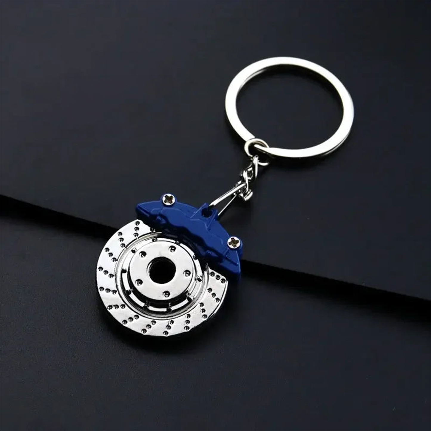 Metal Car Accessories Keychain KeyRing (Turbo, Gearbox, Brake Disc, and More)
