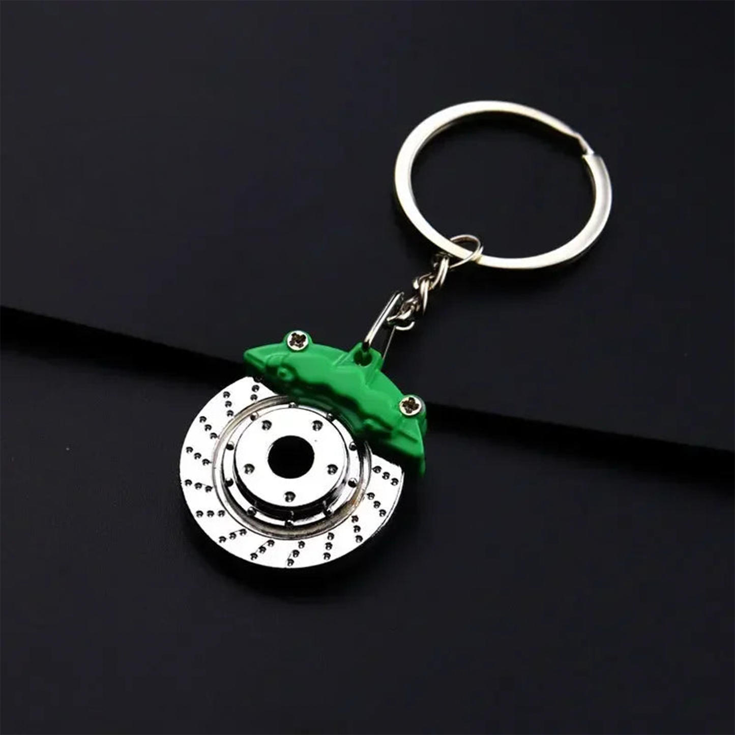 Metal Car Accessories Keychain KeyRing (Turbo, Gearbox, Brake Disc, and More)