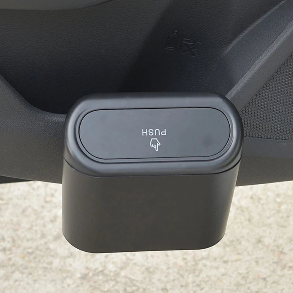 1L Interior Car Door Clip Trash Bin