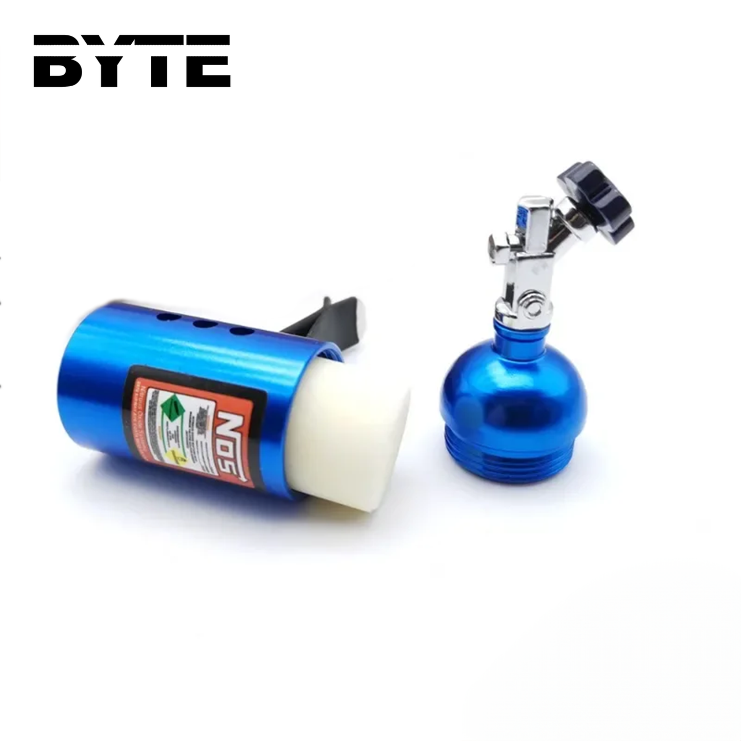 Mini NOS Blue Billet Aluminum Car Air Freshener