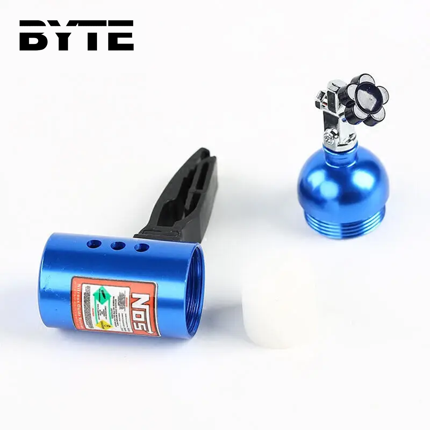 Mini NOS Blue Billet Aluminum Car Air Freshener