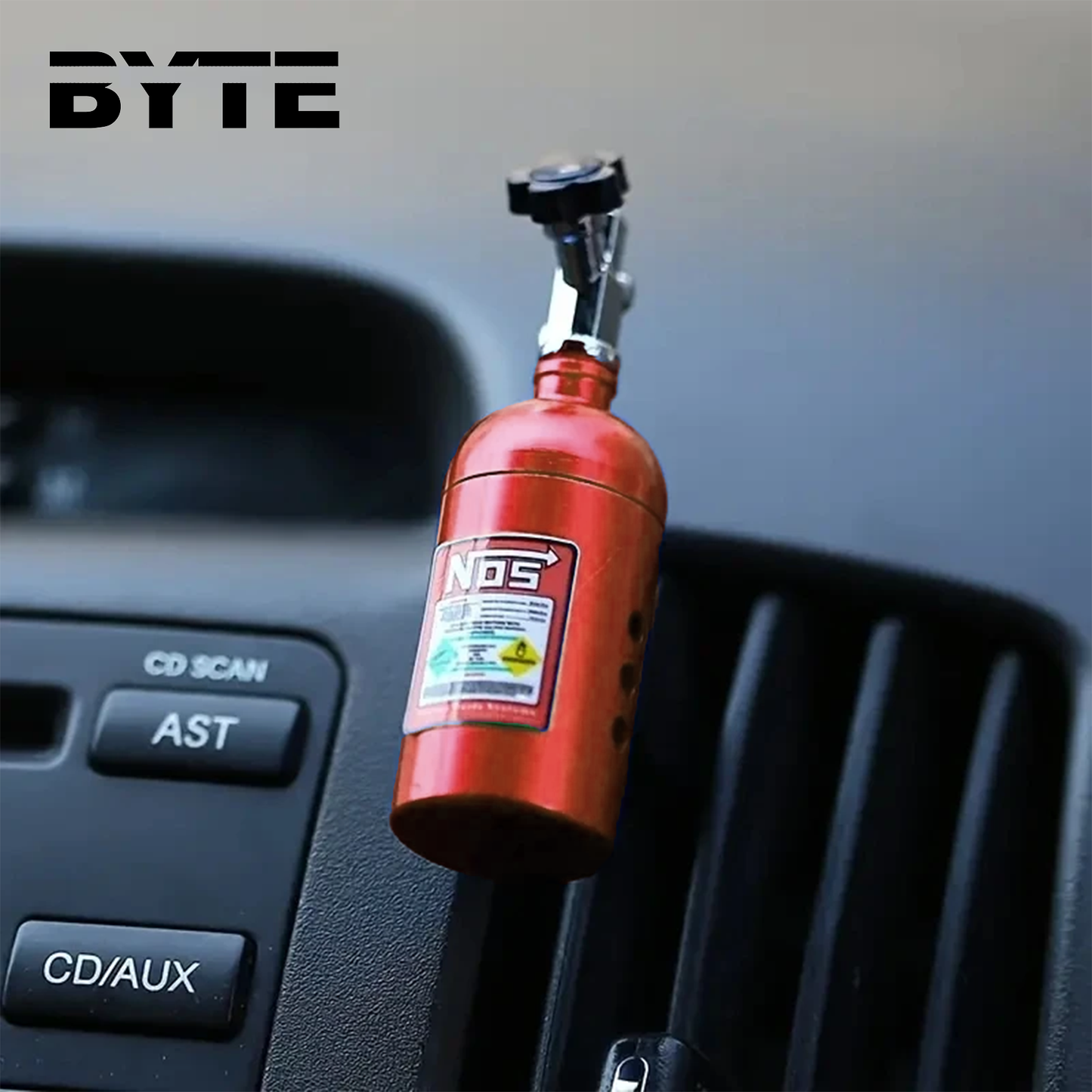 Mini NOS Blue Billet Aluminum Car Air Freshener