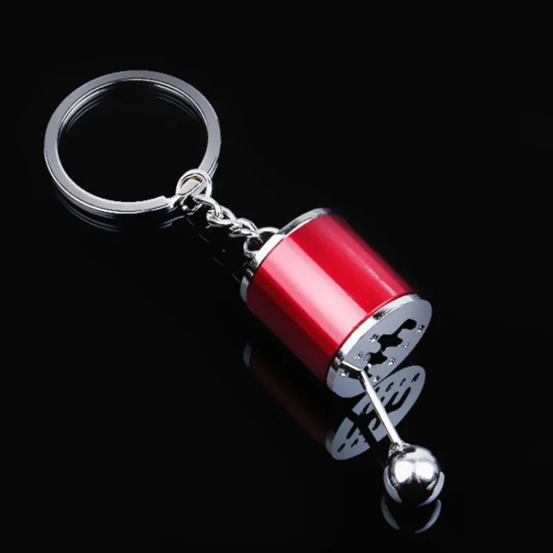 Metal Car Accessories Keychain KeyRing (Turbo, Gearbox, Brake Disc, and More)