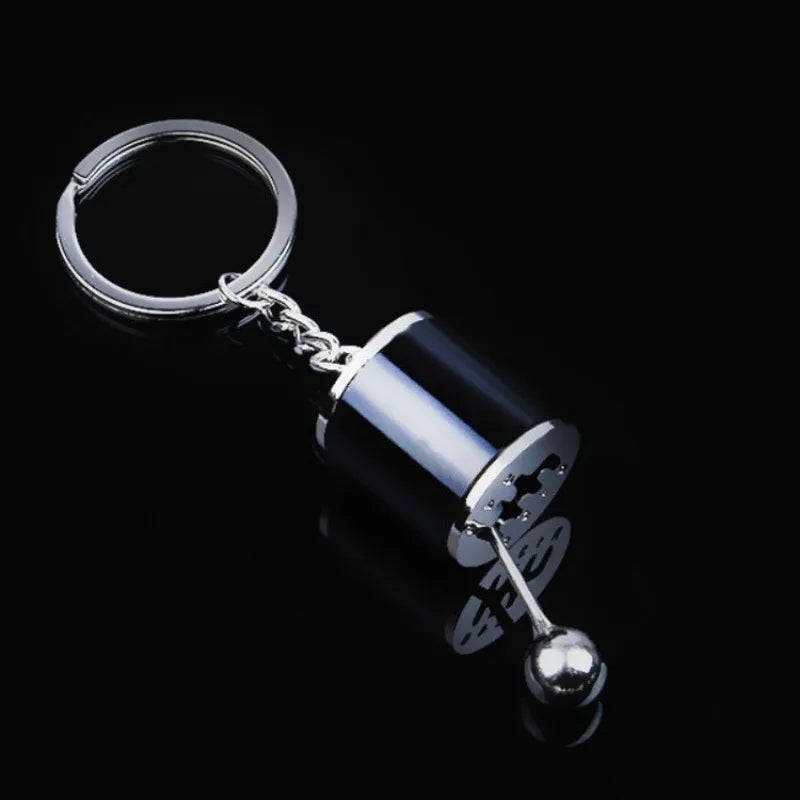 Metal Car Accessories Keychain KeyRing (Turbo, Gearbox, Brake Disc, and More)