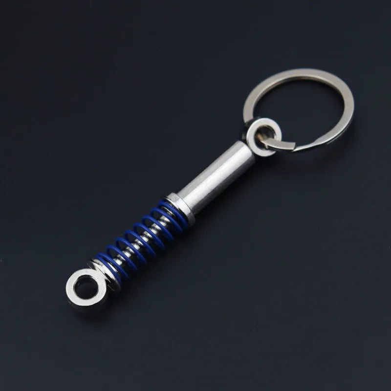 Metal Car Accessories Keychain KeyRing (Turbo, Gearbox, Brake Disc, and More)