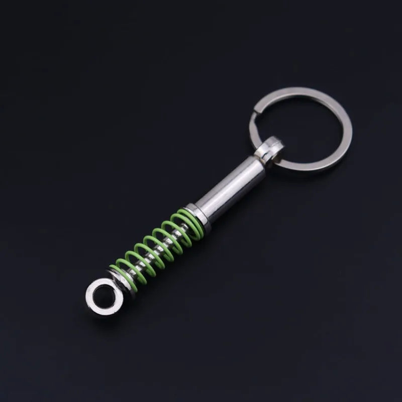 Metal Car Accessories Keychain KeyRing (Turbo, Gearbox, Brake Disc, and More)