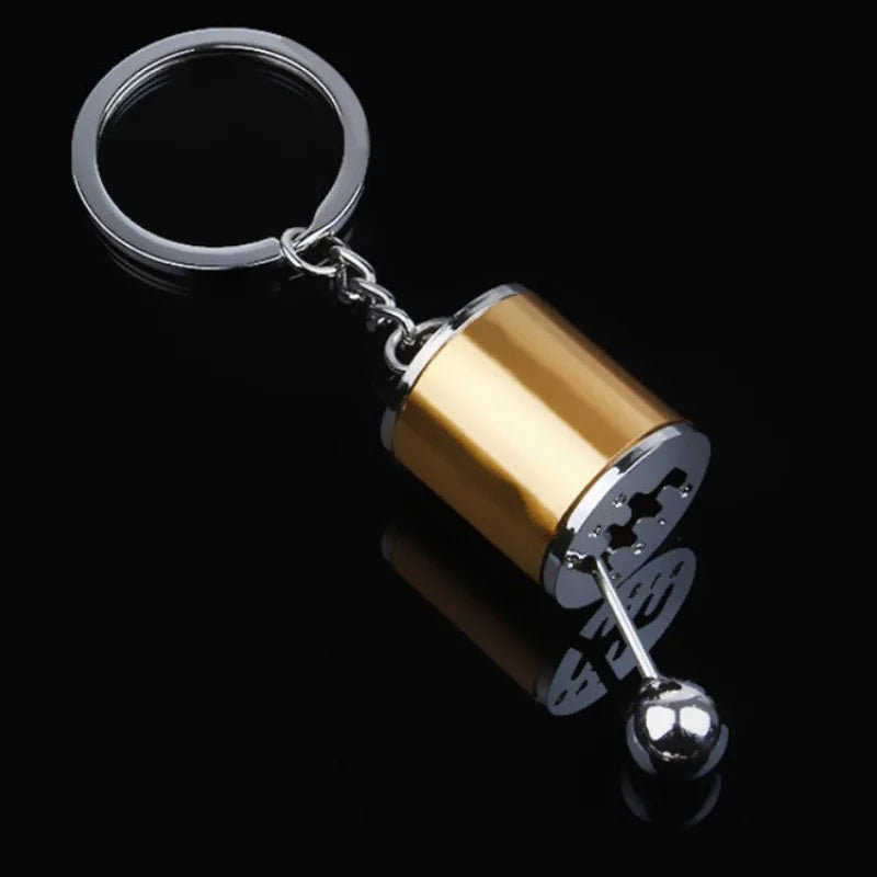 Metal Car Accessories Keychain KeyRing (Turbo, Gearbox, Brake Disc, and More)
