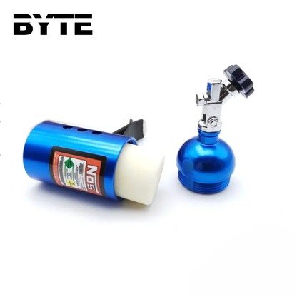 Mini NOS Blue Billet Aluminum Car Air Freshener
